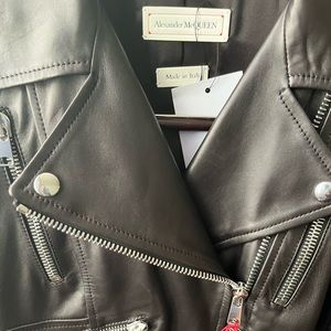 AUTHENTIC ALEXANDER McQUEEN LEATHER JACKET